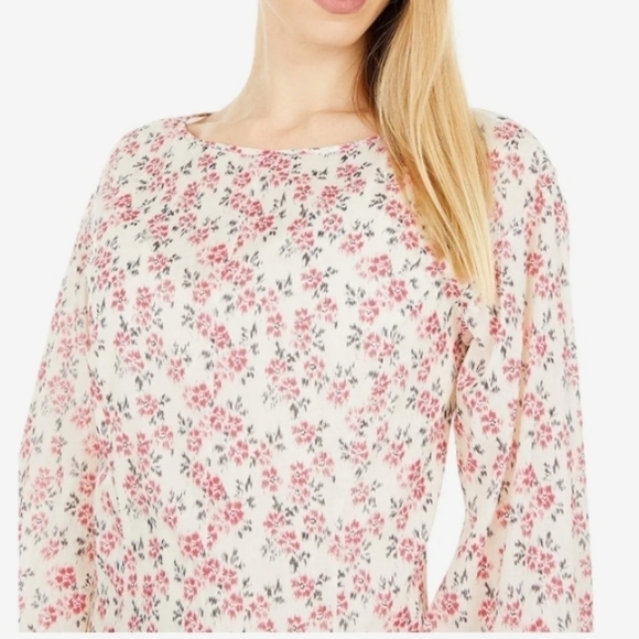 Rebecca Taylor Ikat Fleur Cotton Blouson-Sleeve Dress - Picture 2 of 12